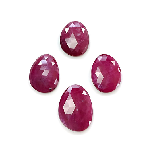 red ruby egg rose cut slices