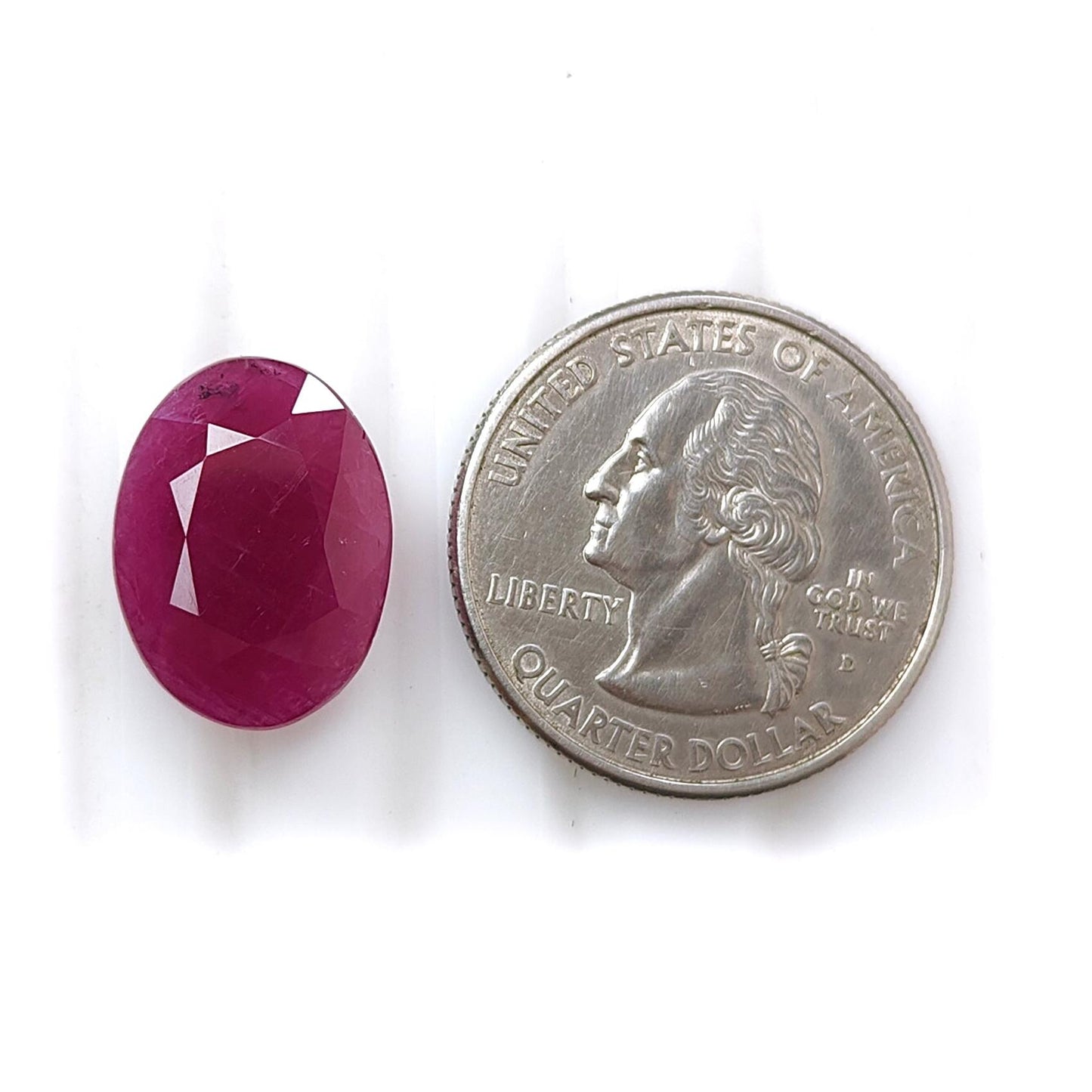 Ruby Gemstone Faceted Cut: 10.60cts Natural Untreated Unheated Red Ruby Oval Shape 17*13mm 1pc for Jewelry July Birthstone