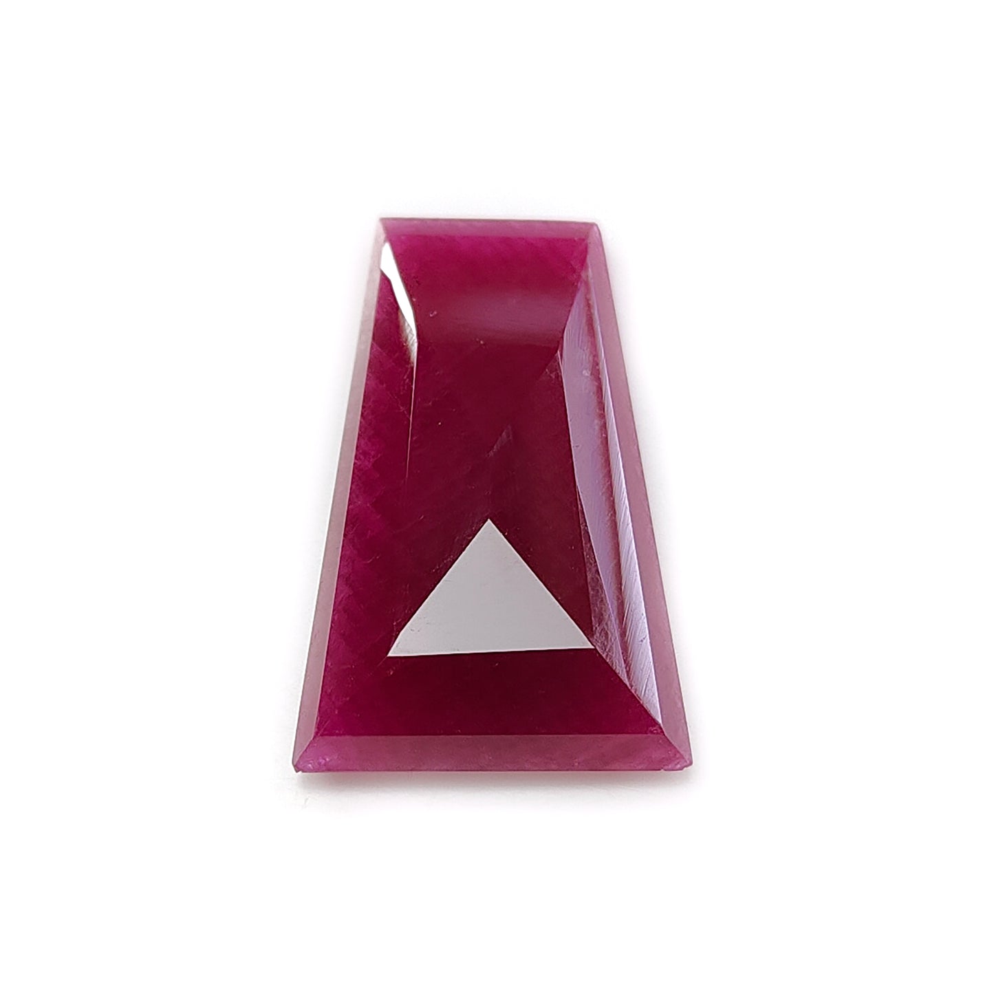 red ruby fancy step cut