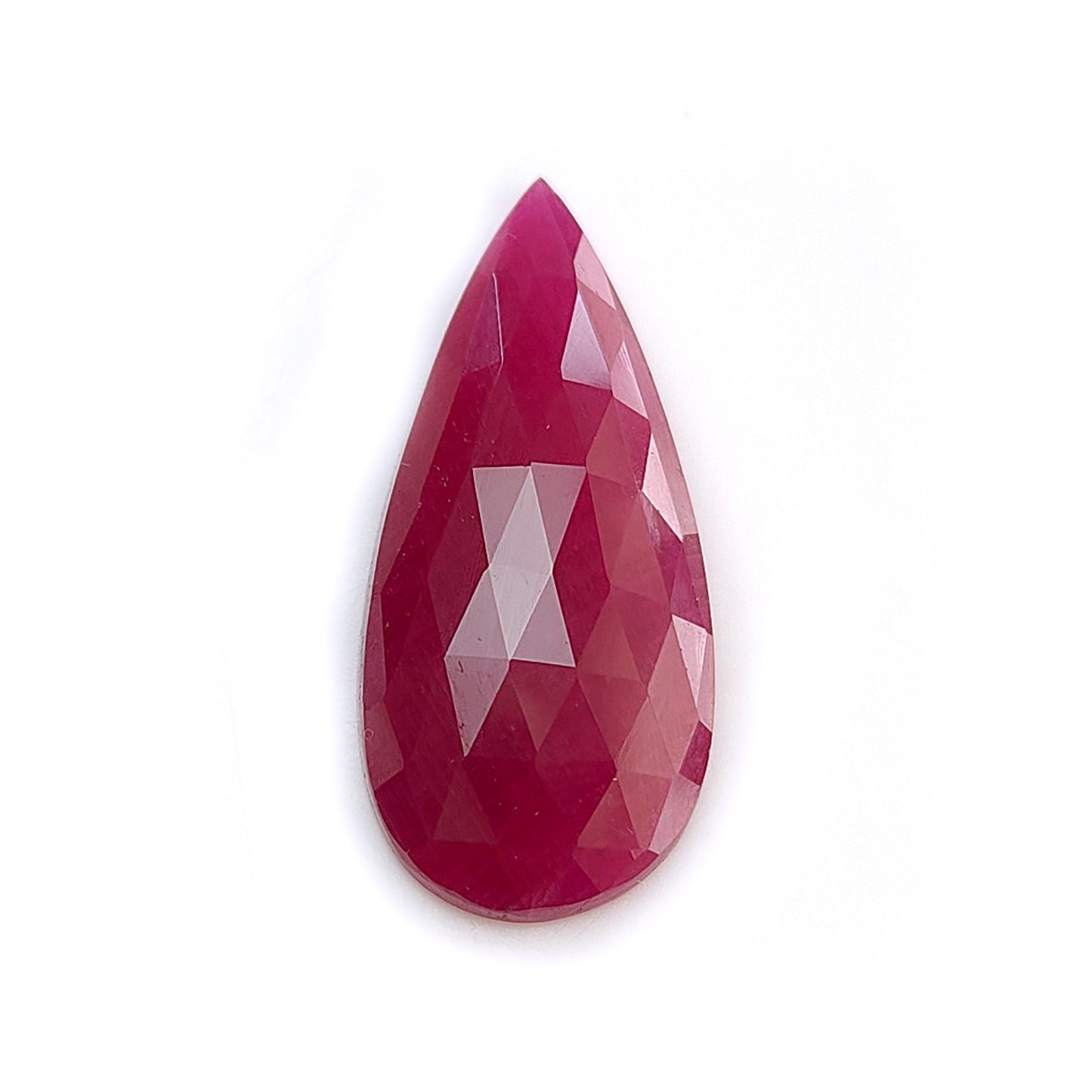ruby rose cut gemstone