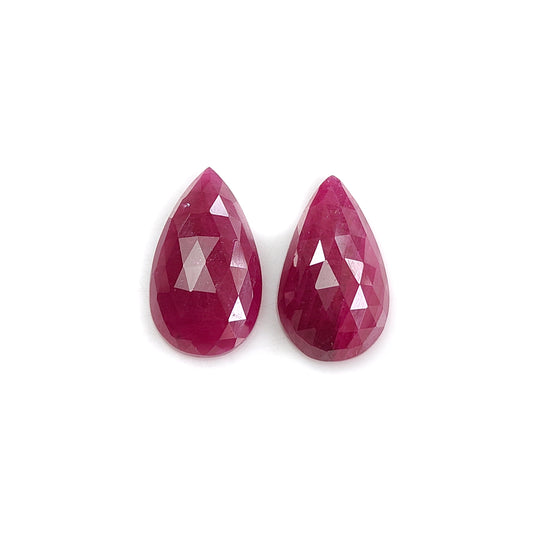 Ruby Faceted Cut Gemstone 