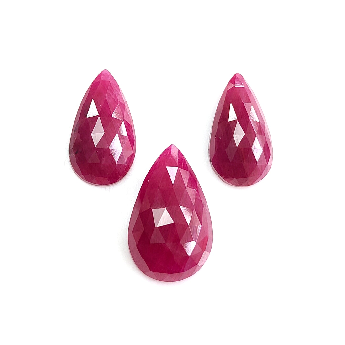 Ruby Faceted Cut Gemstone
