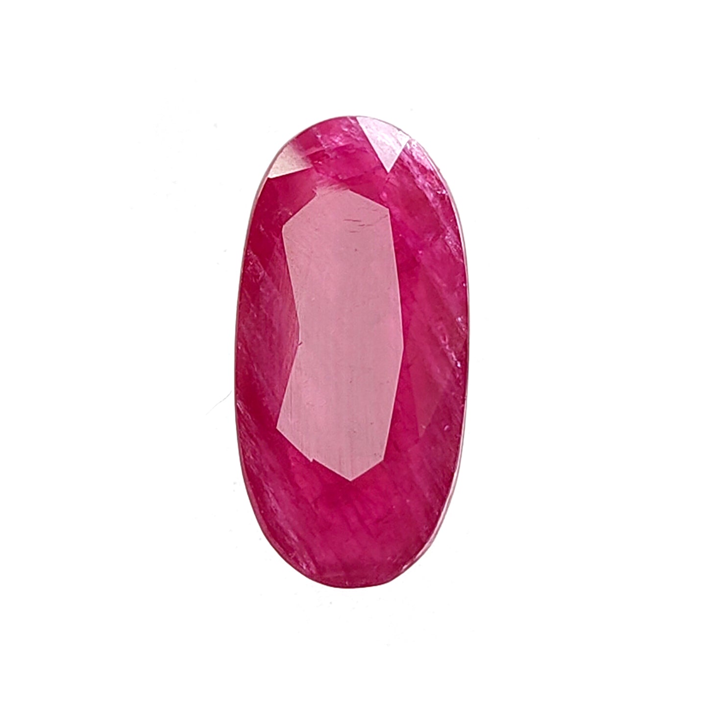 Ruby Faceted Cut Gemstone