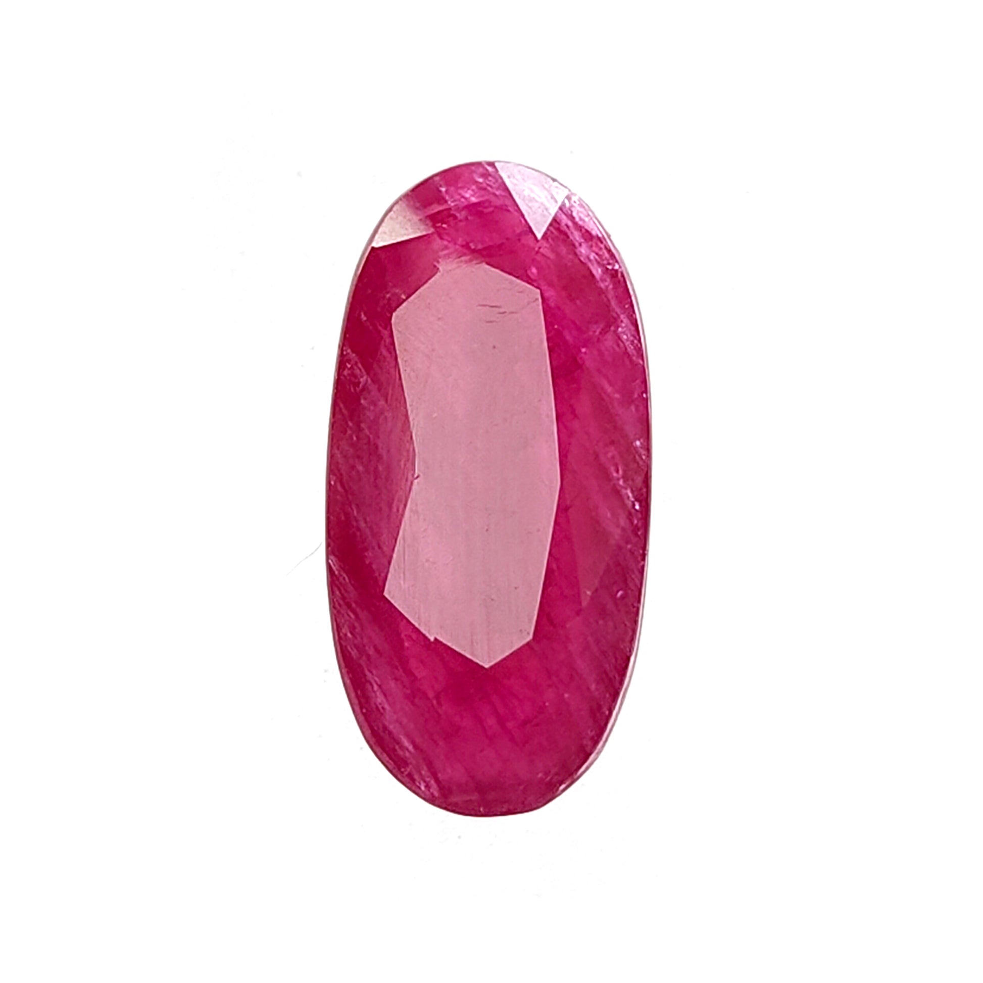Ruby Faceted Cut Gemstone