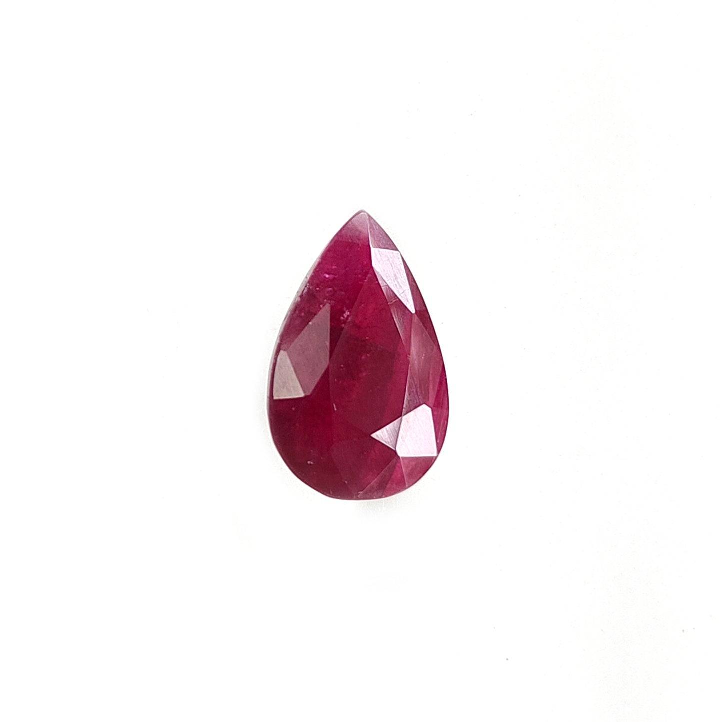 Ruby Faceted Cut Gemstone