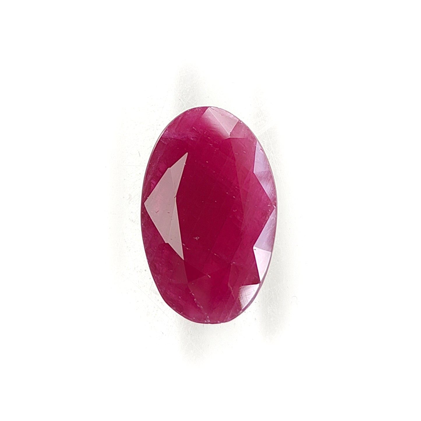 Ruby Faceted Cut Gemstone
