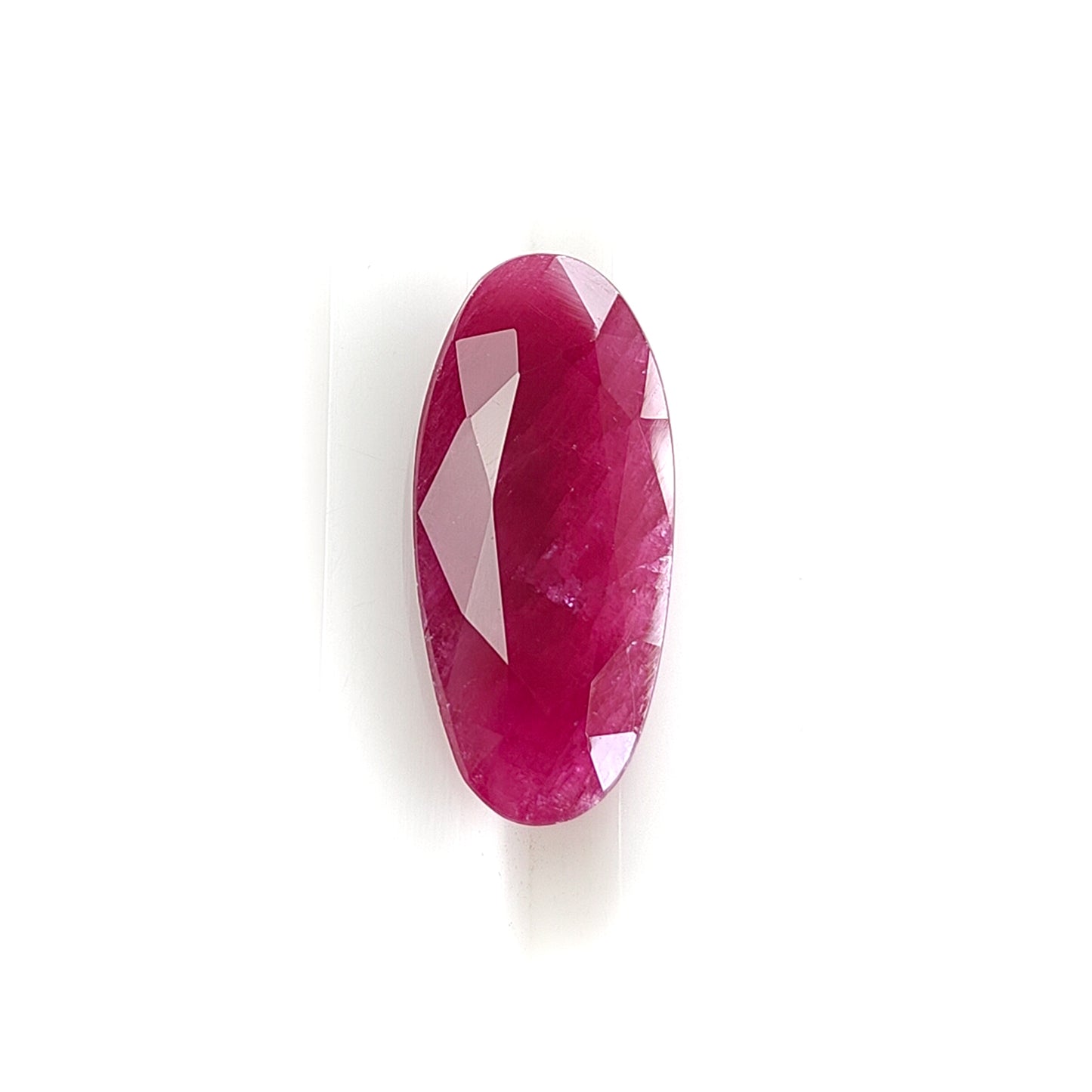 Ruby Faceted Cut Gemstone