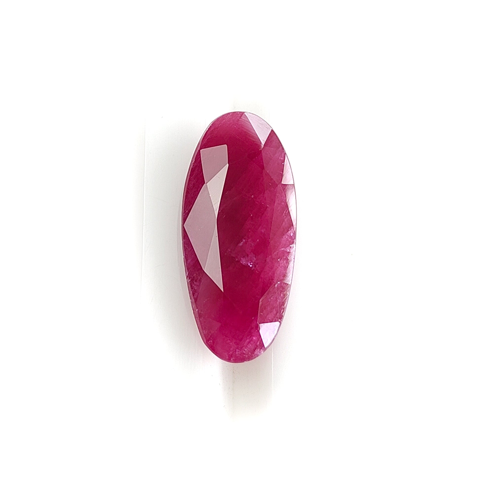 Ruby Faceted Cut Gemstone