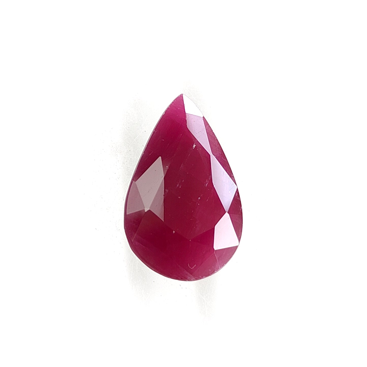 Ruby Faceted Cut Gemstone