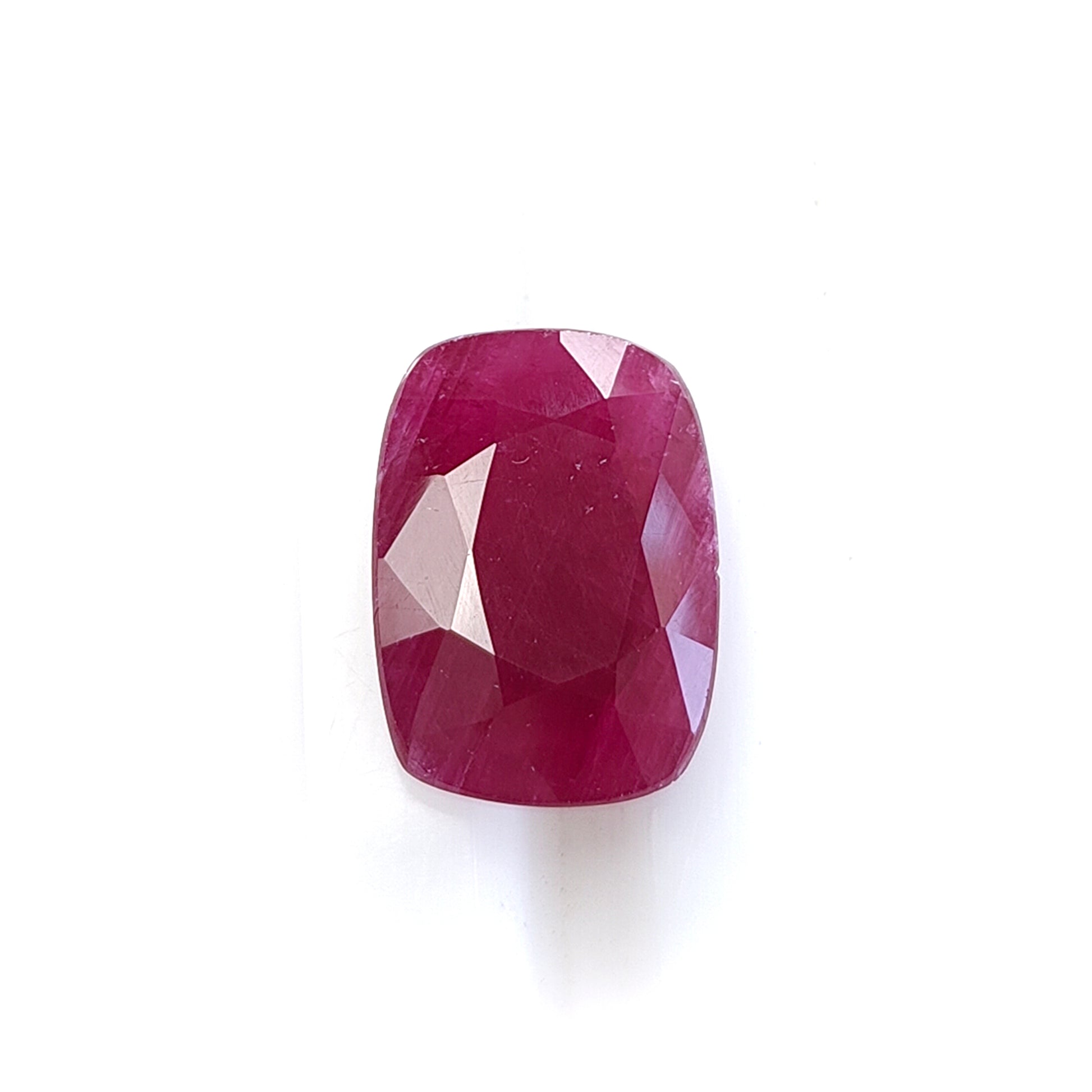 Ruby Faceted Cut Gemstone