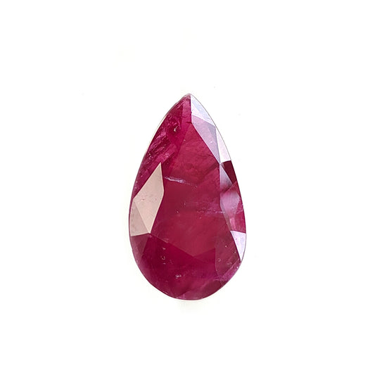 Ruby Faceted Cut Gemstone