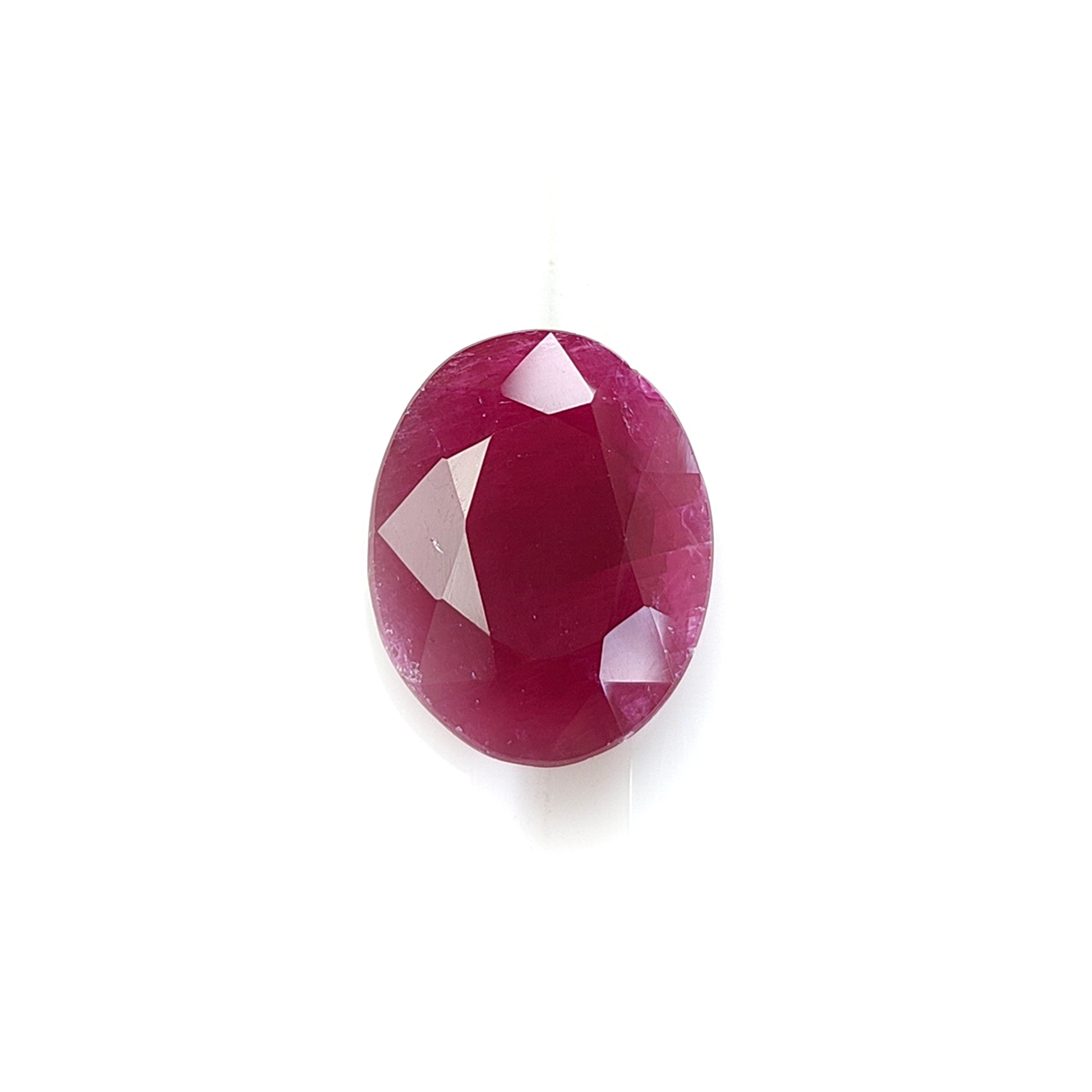 Ruby Faceted Cut Gemstone