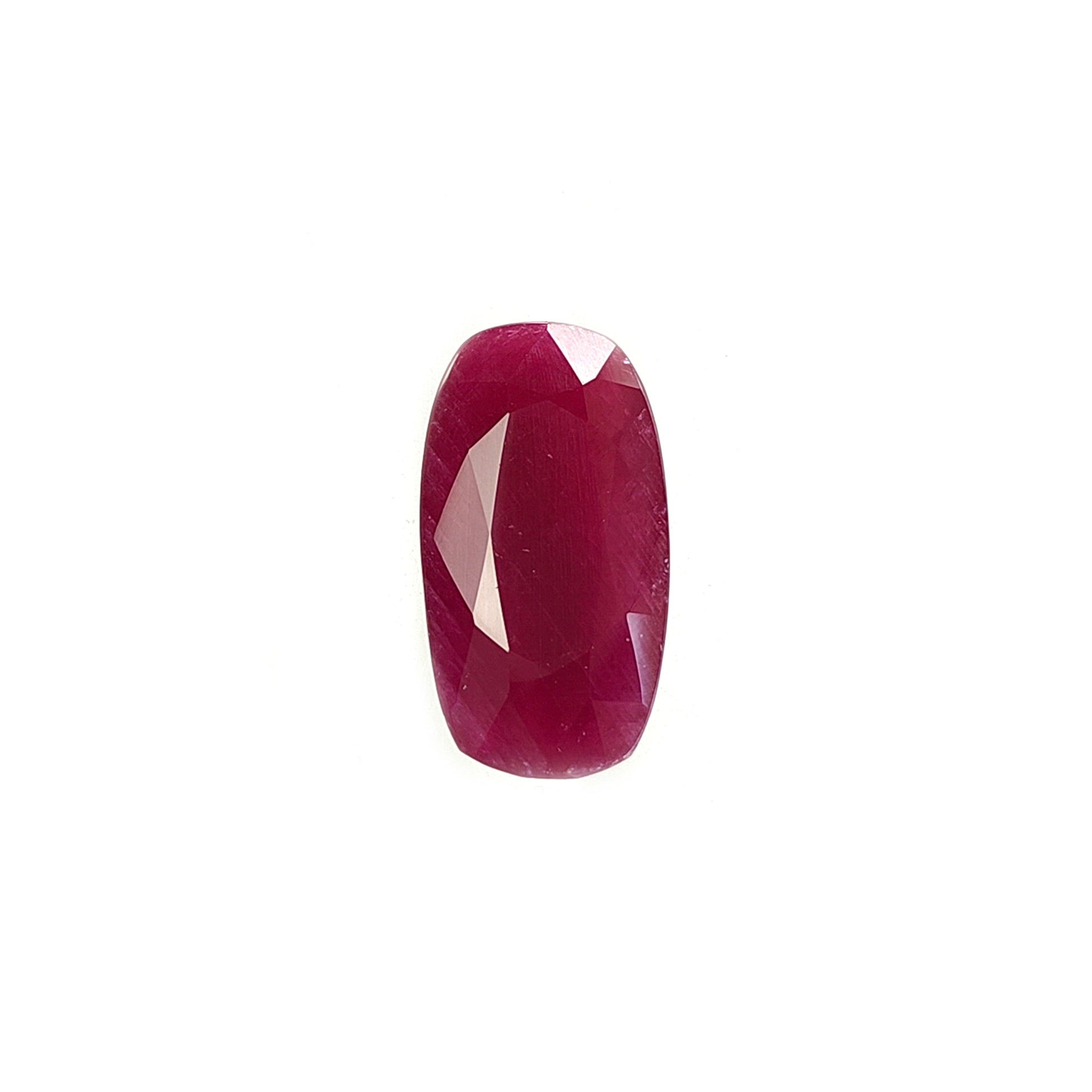 Ruby Faceted Cut Gemstone