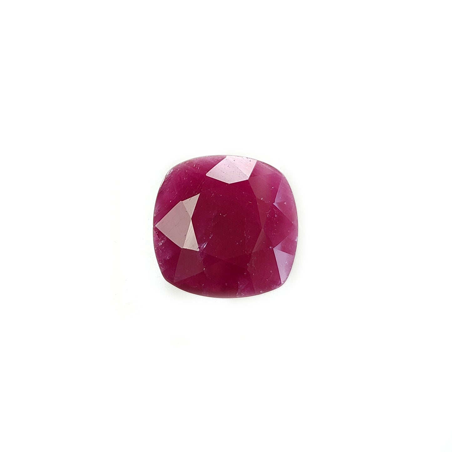Ruby Faceted Cut Gemstone