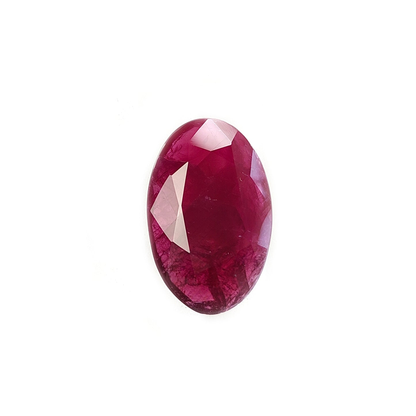 Ruby Faceted Cut Gemstone