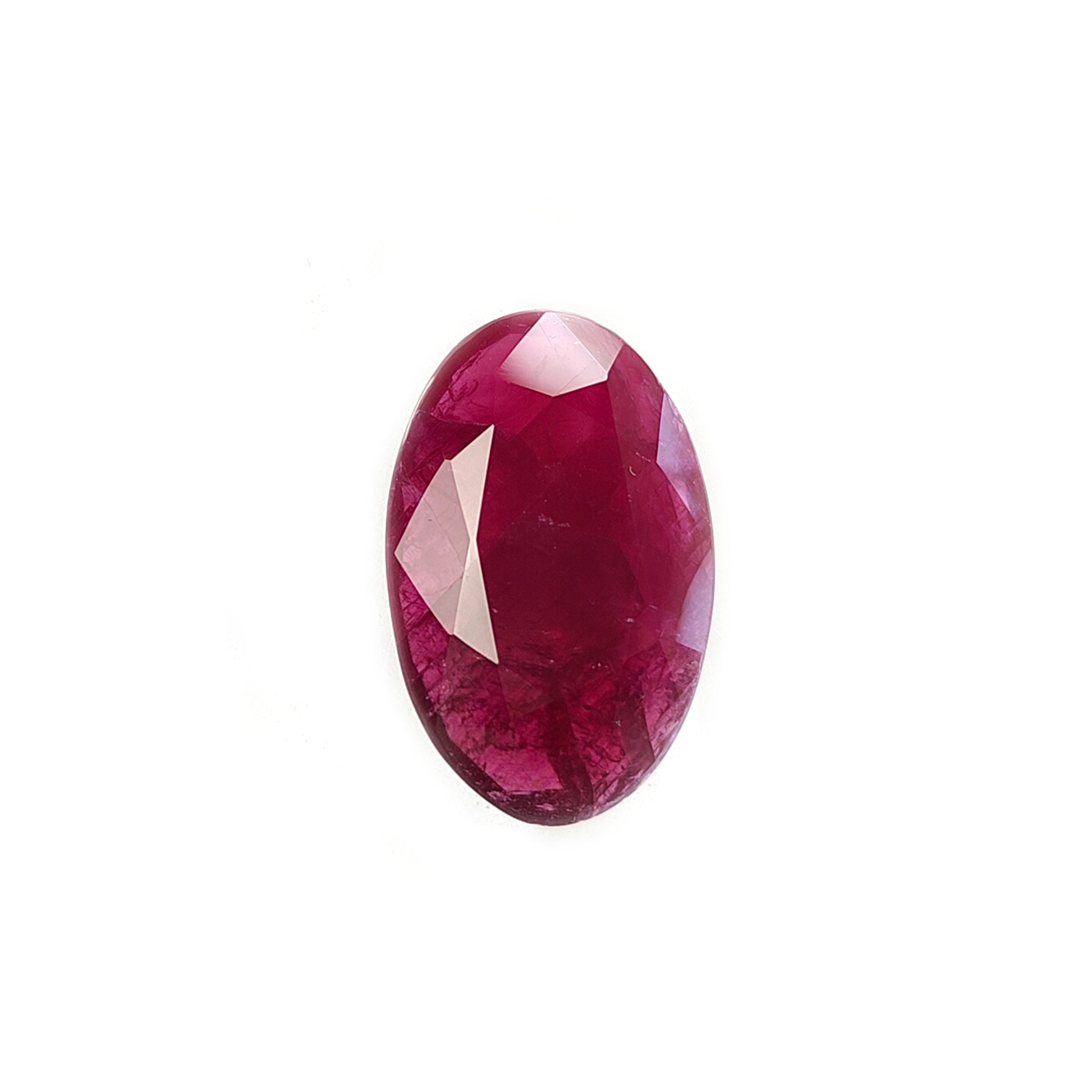 Ruby Faceted Cut Gemstone