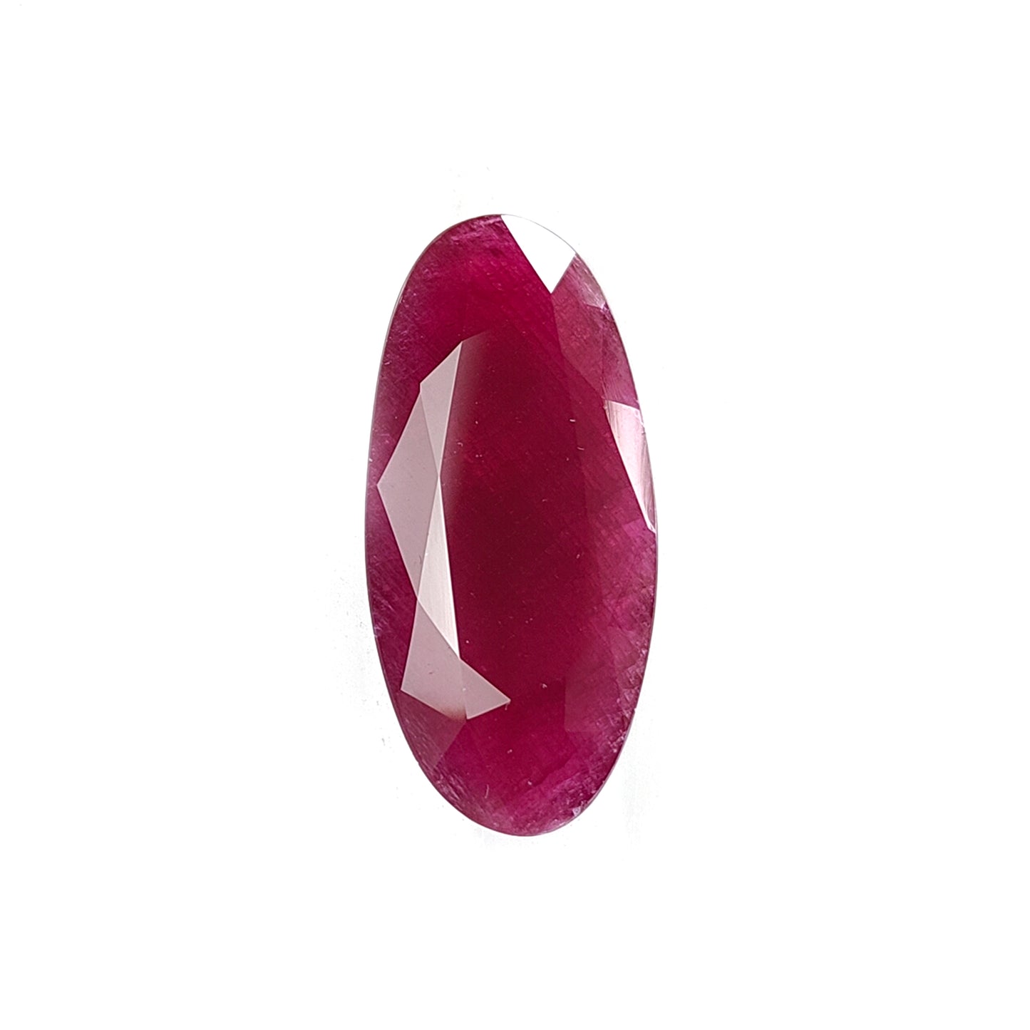 Ruby Faceted Cut Gemstone