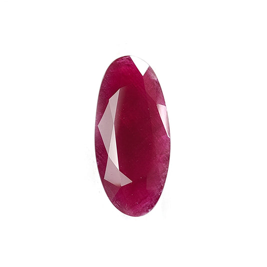 Ruby Faceted Cut Gemstone