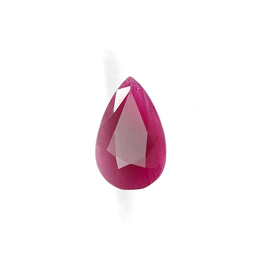 Ruby Faceted Cut Gemstone