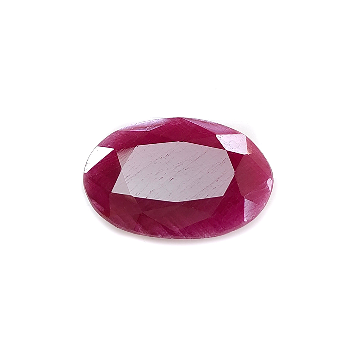 14.00cts Natural Untreated Ruby Gemstone Faceted Cut Oval Shape 20*13mm