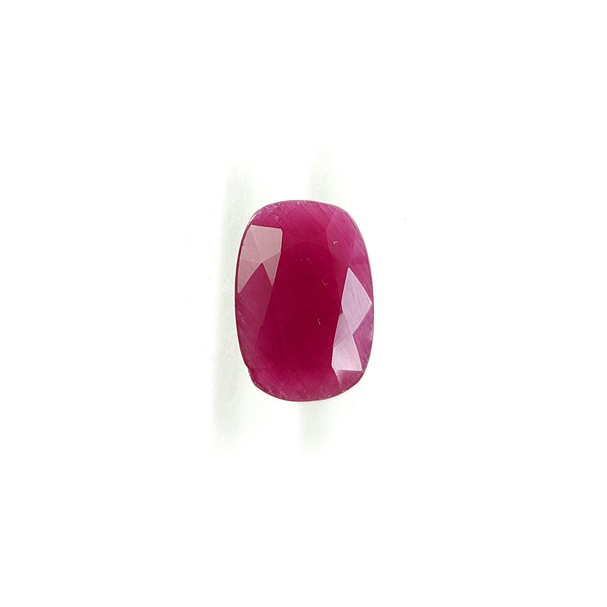 Ruby Faceted Cut Gemstone