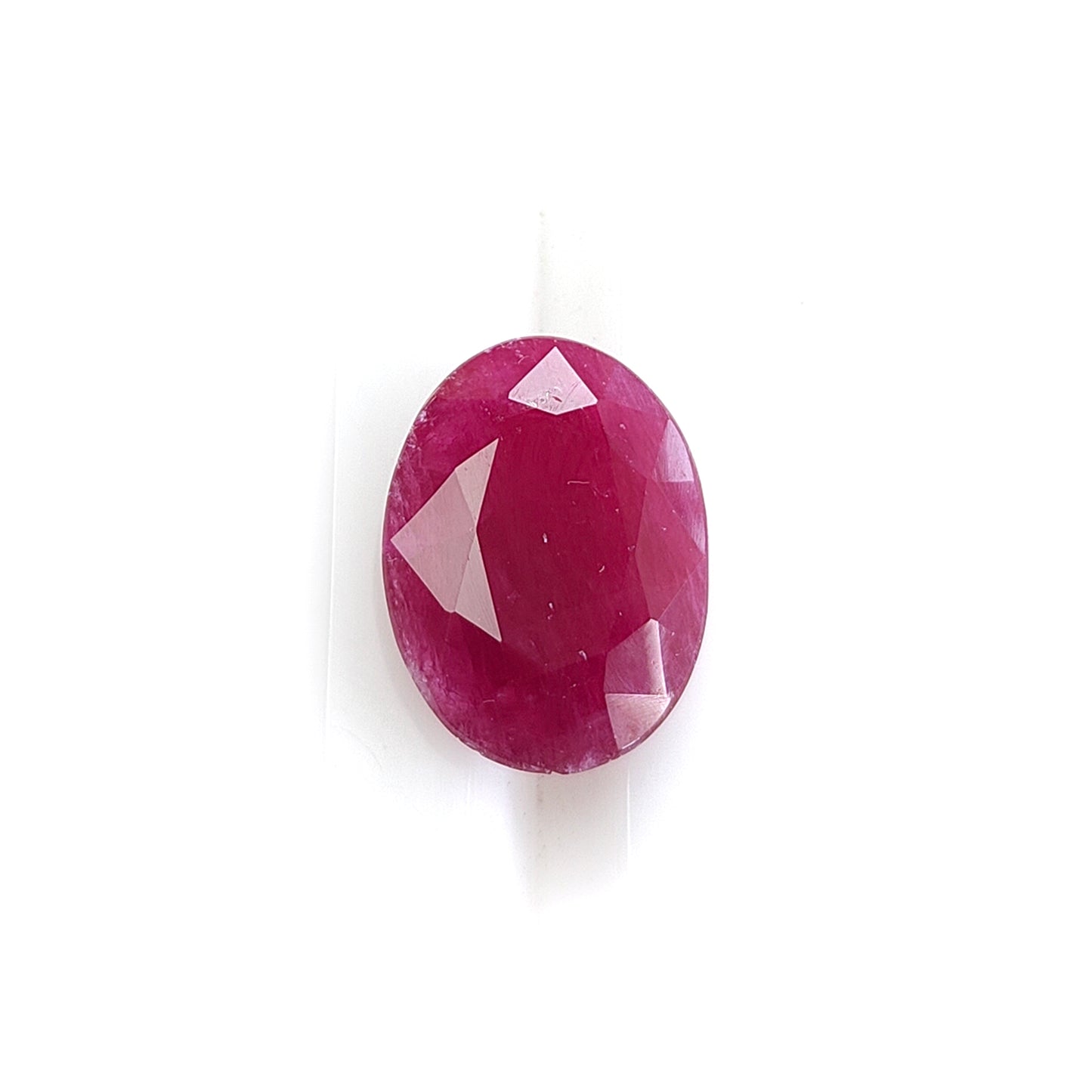 Ruby Faceted Cut Gemstone