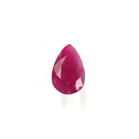 Ruby Faceted Cut Gemstone