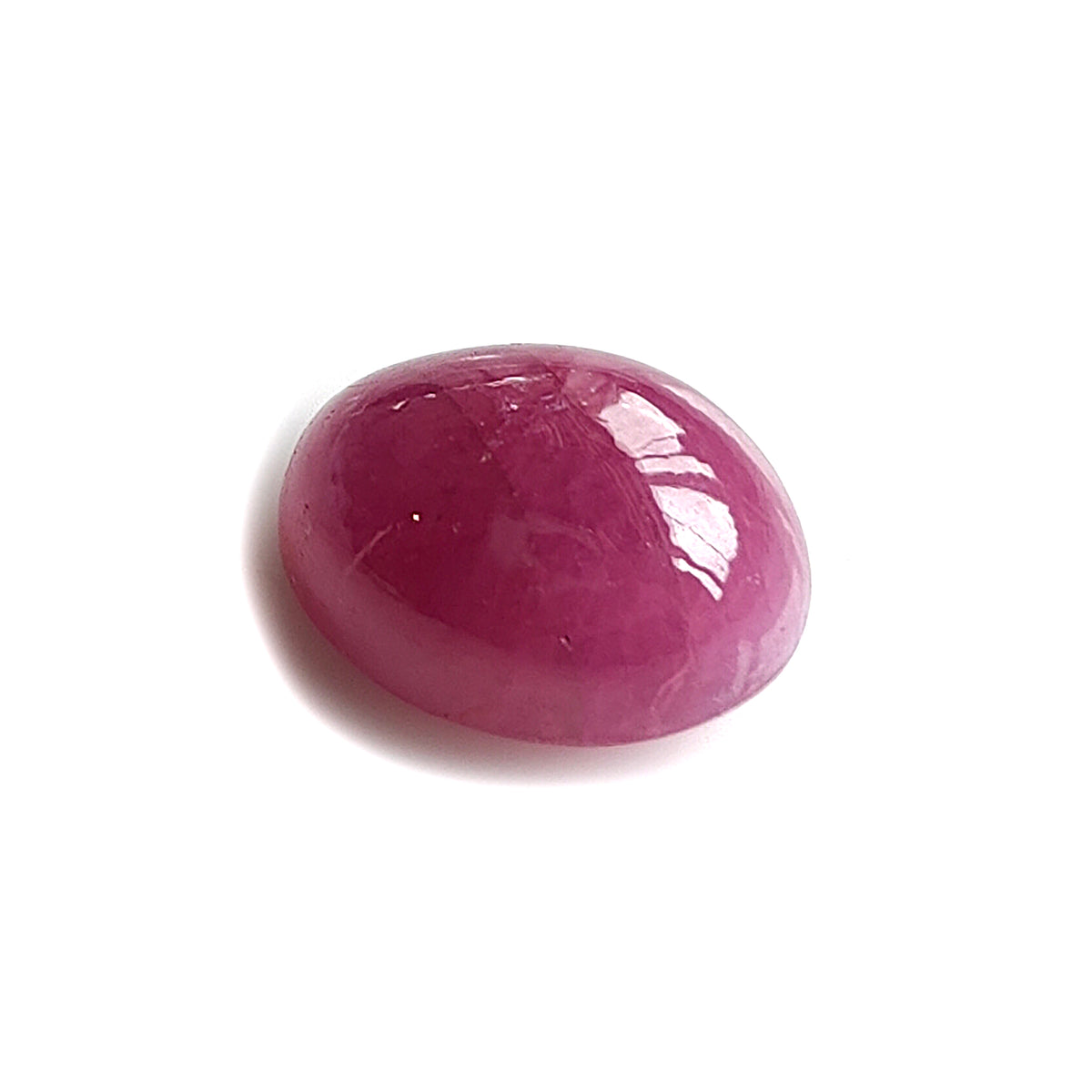 ruby oval shape cabochon gemstone