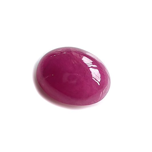 Ruby Oval Shape Cabochon Gemstone