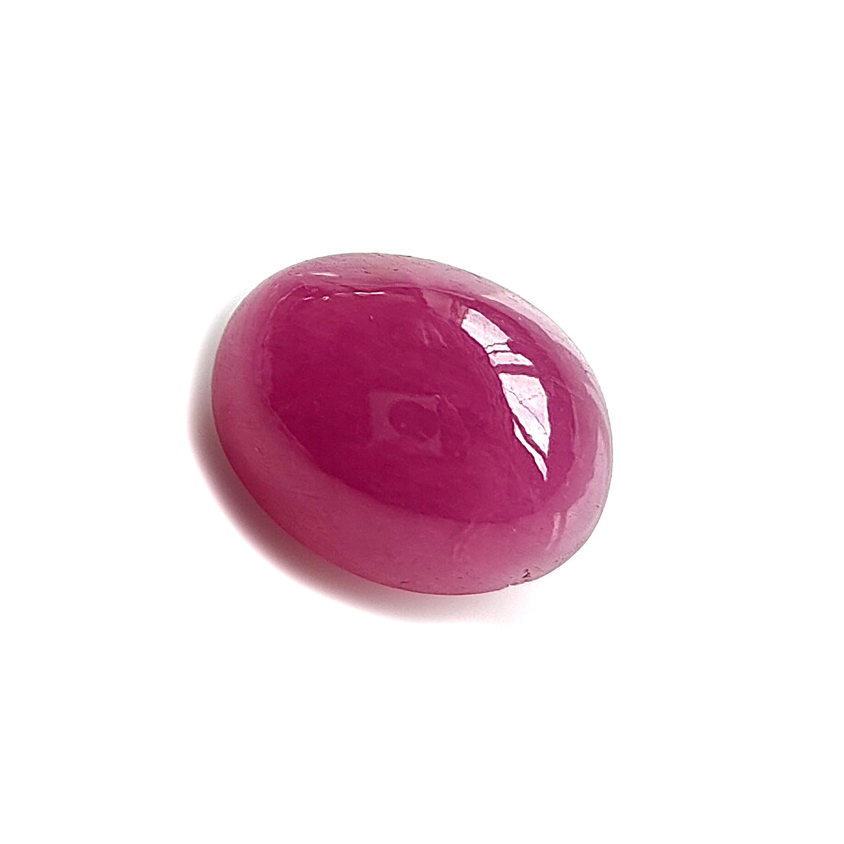 red ruby cabochon gemstone
