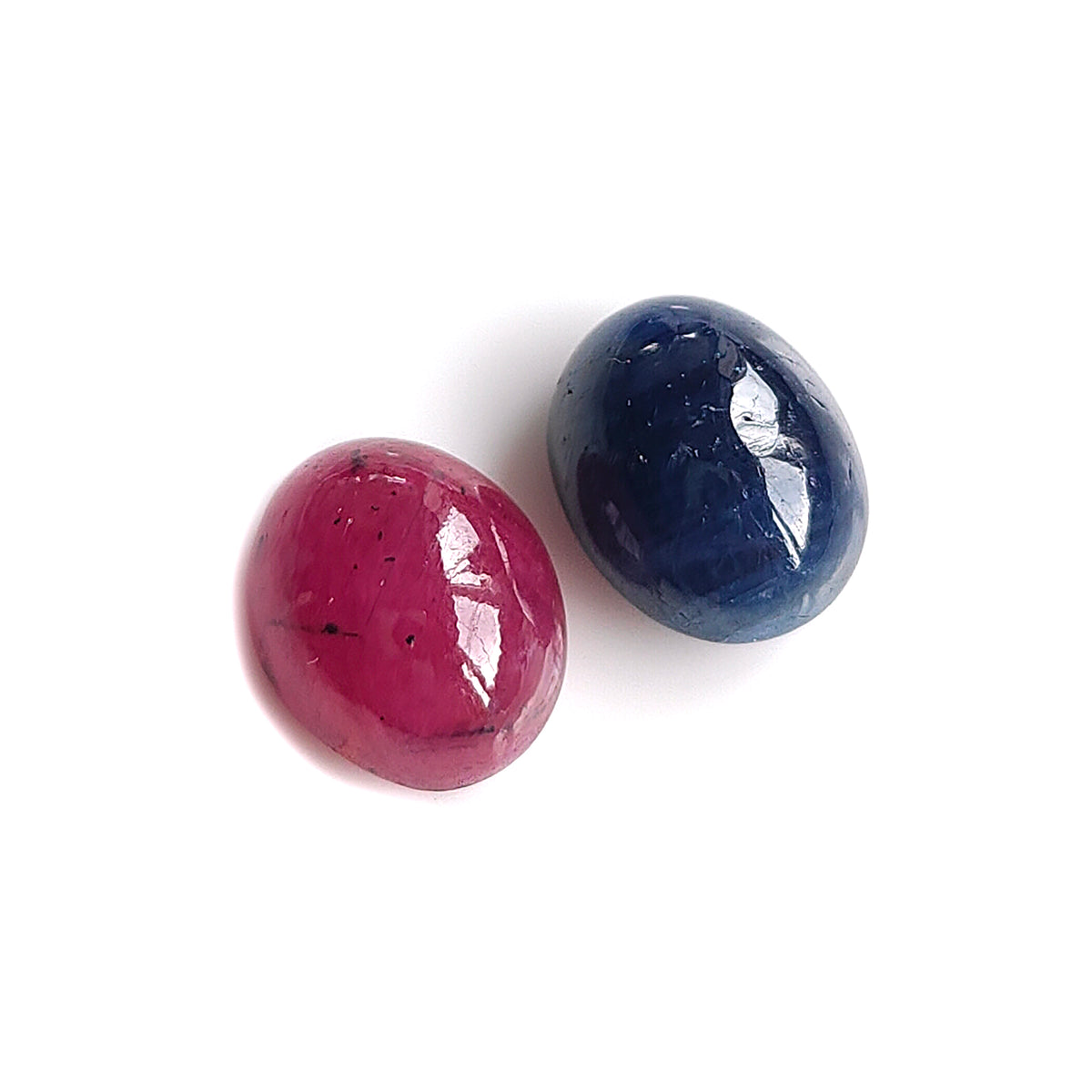 ruby sapphire cabochon gemstone