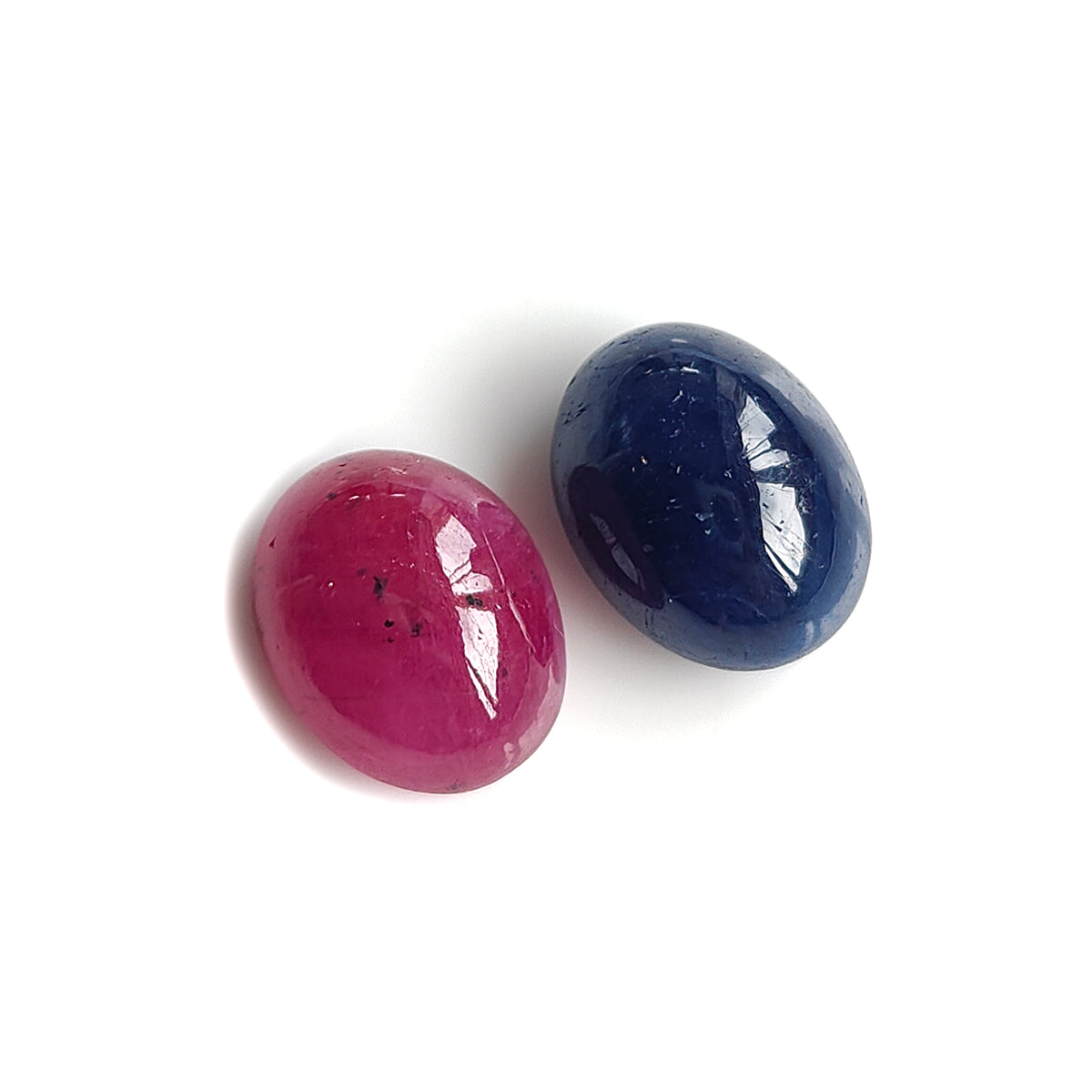 ruby sapphire cabochon gemstone