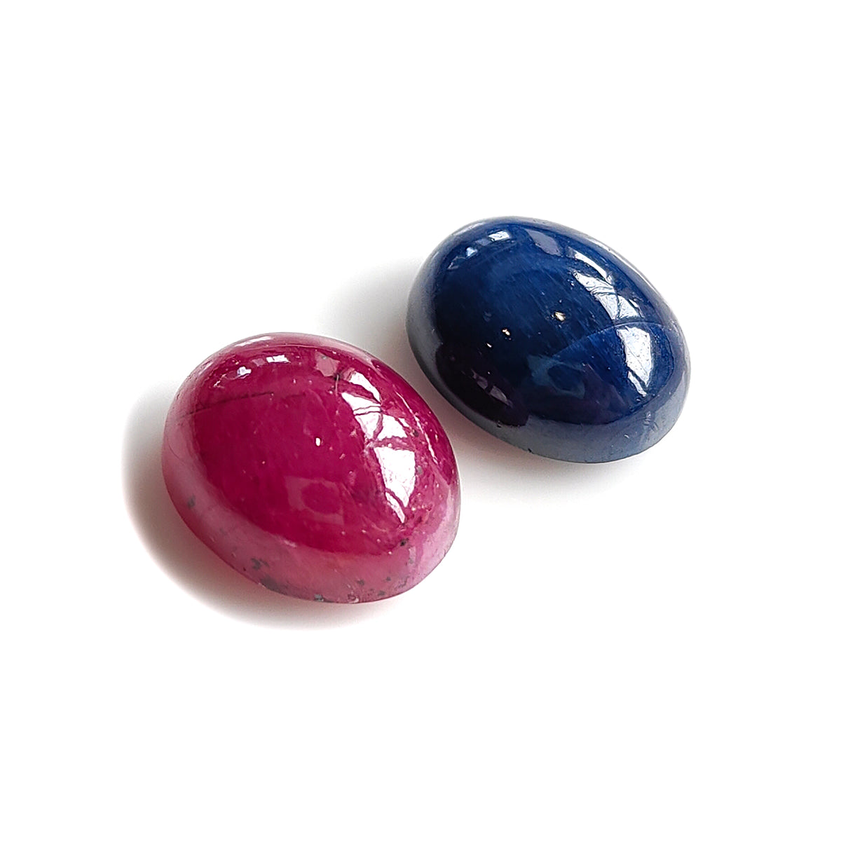 ruby sapphire cabochon gemstone