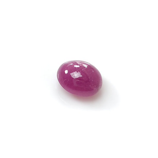 Ruby Oval Shape Cabochon Gemstone