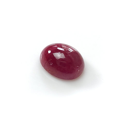 Ruby Oval Shape Cabochon Gemstone