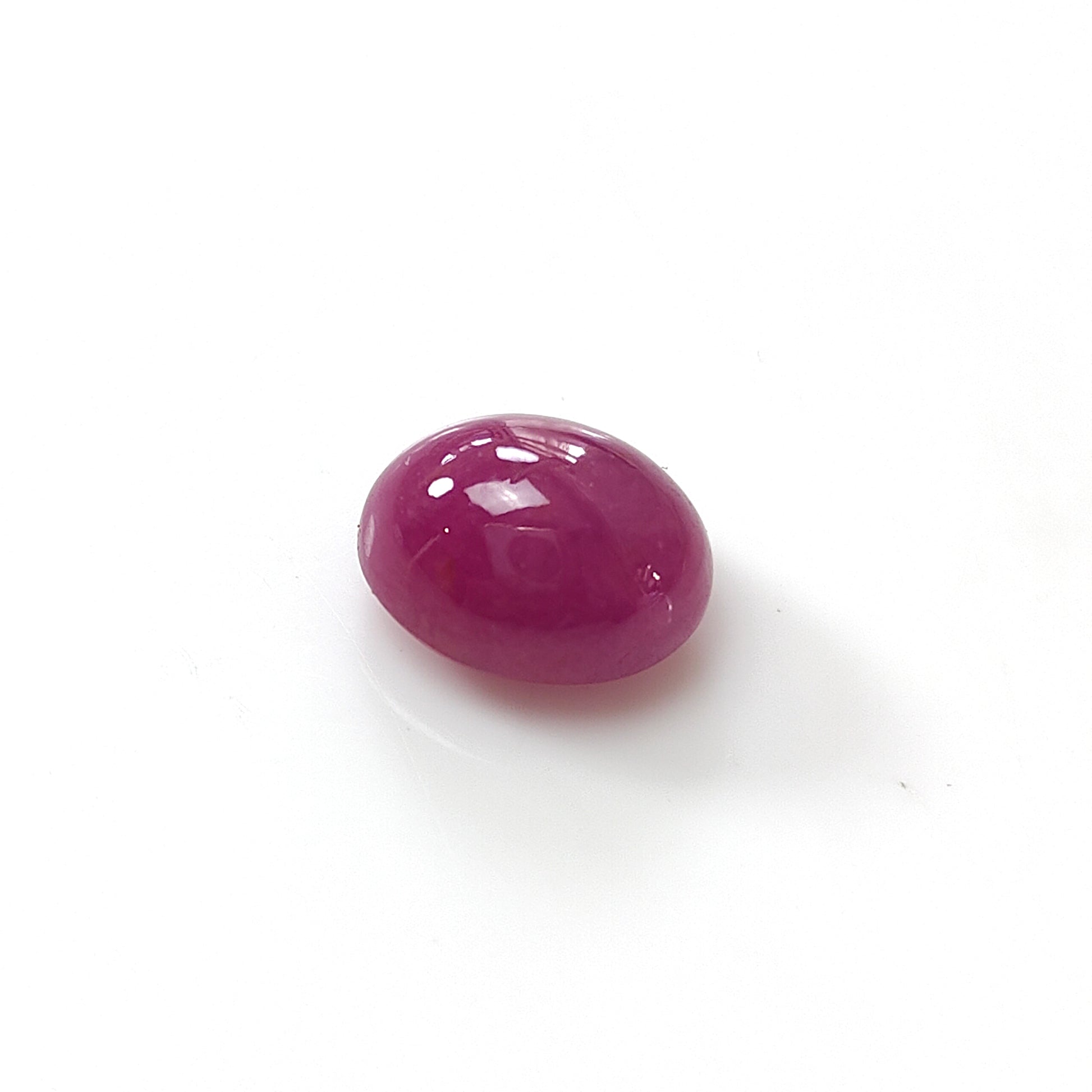 ruby oval shape gemstone cabochon