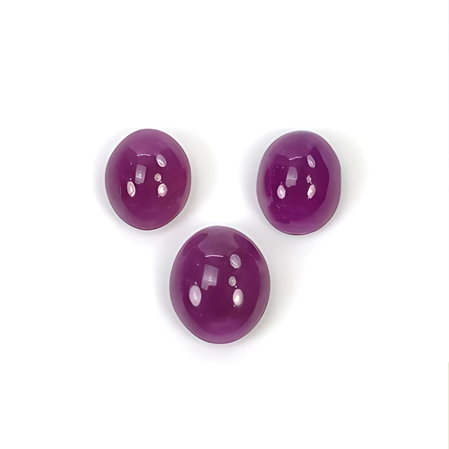 ruby oval shape cabochon