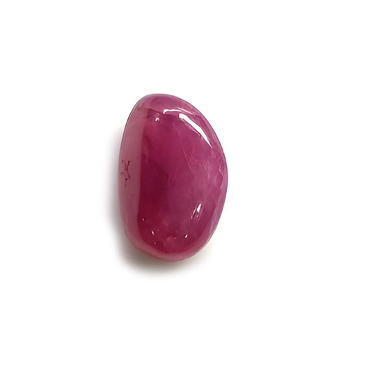 ruby uneven shape cabochon
