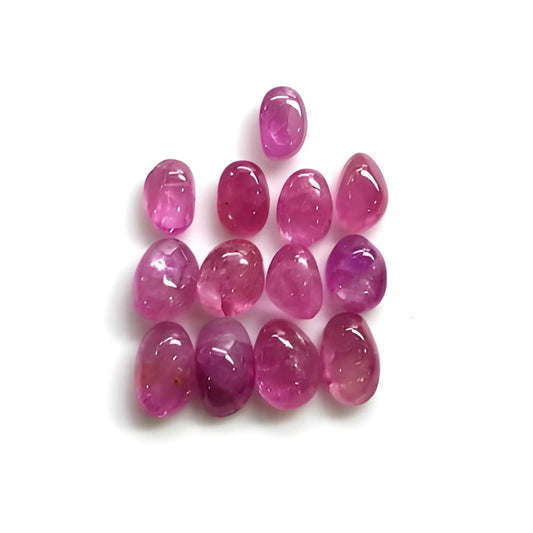 ruby uneven shape cabochon