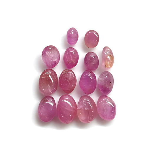 ruby uneven shape cabochon