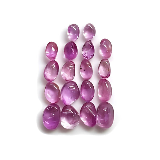 ruby uneven shape cabochon