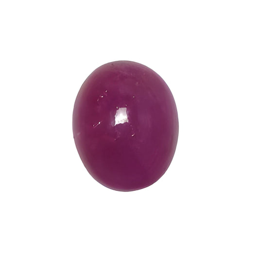 ruby oval shape cabochon