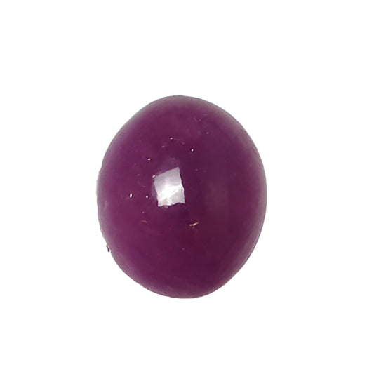 red ruby oval cabochon