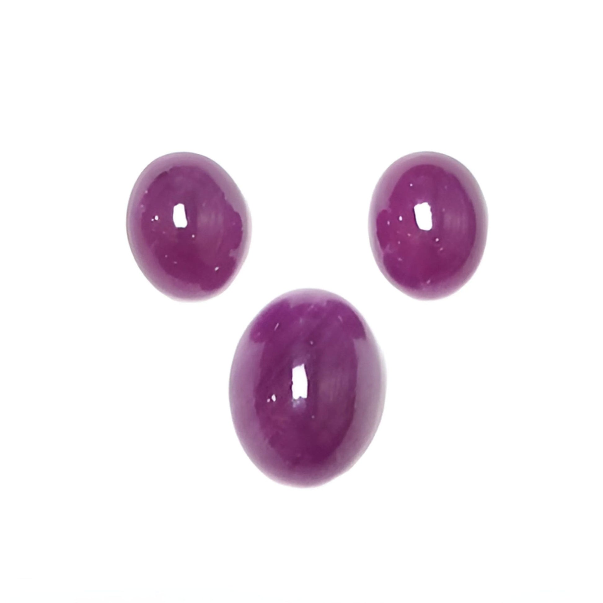 ruby oval shape cabochon