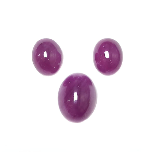 ruby oval shape cabochon
