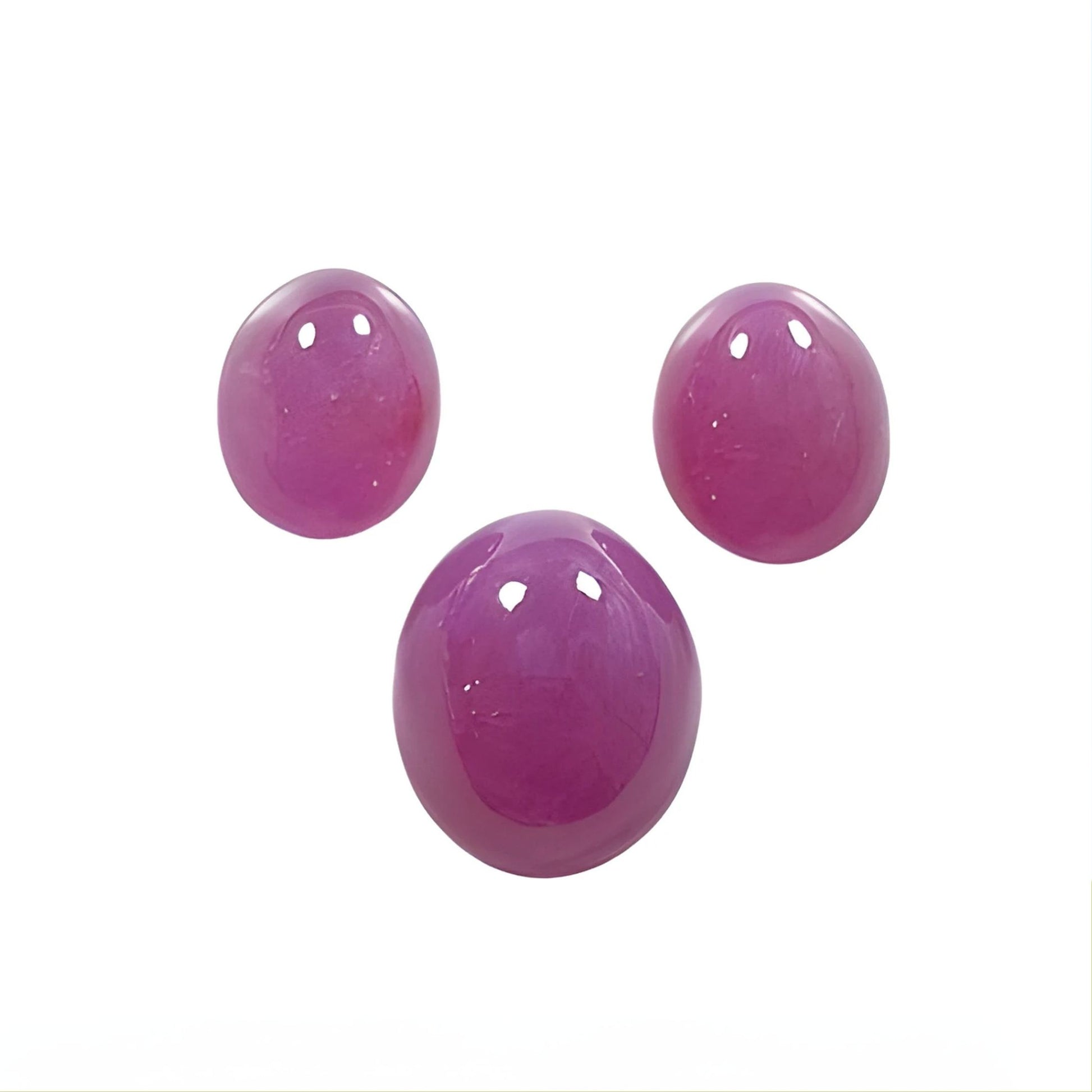 ruby oval shape cabochon