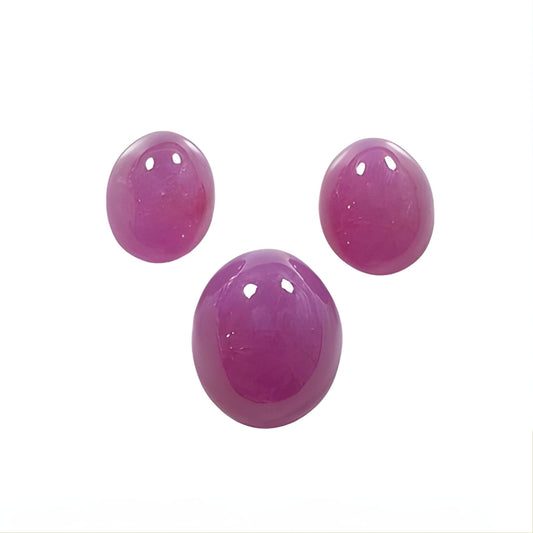 ruby oval shape cabochon
