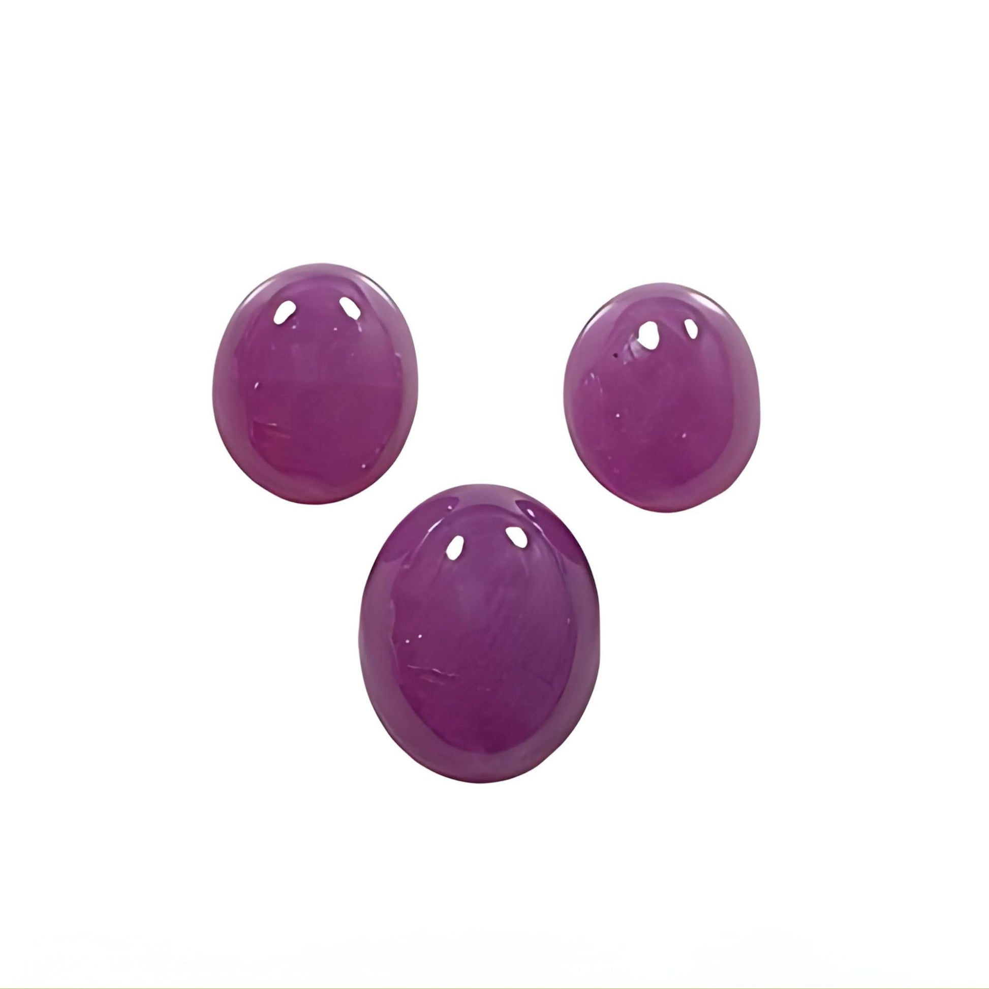 ruby oval shape cabochon