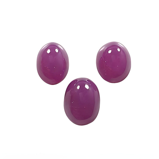 ruby oval shape cabochon