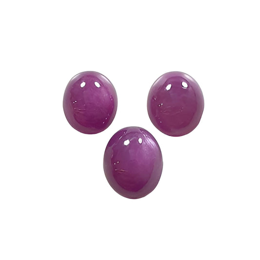 ruby oval shape cabochon